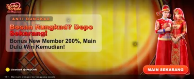 Promo Bonus New Member 100% banner